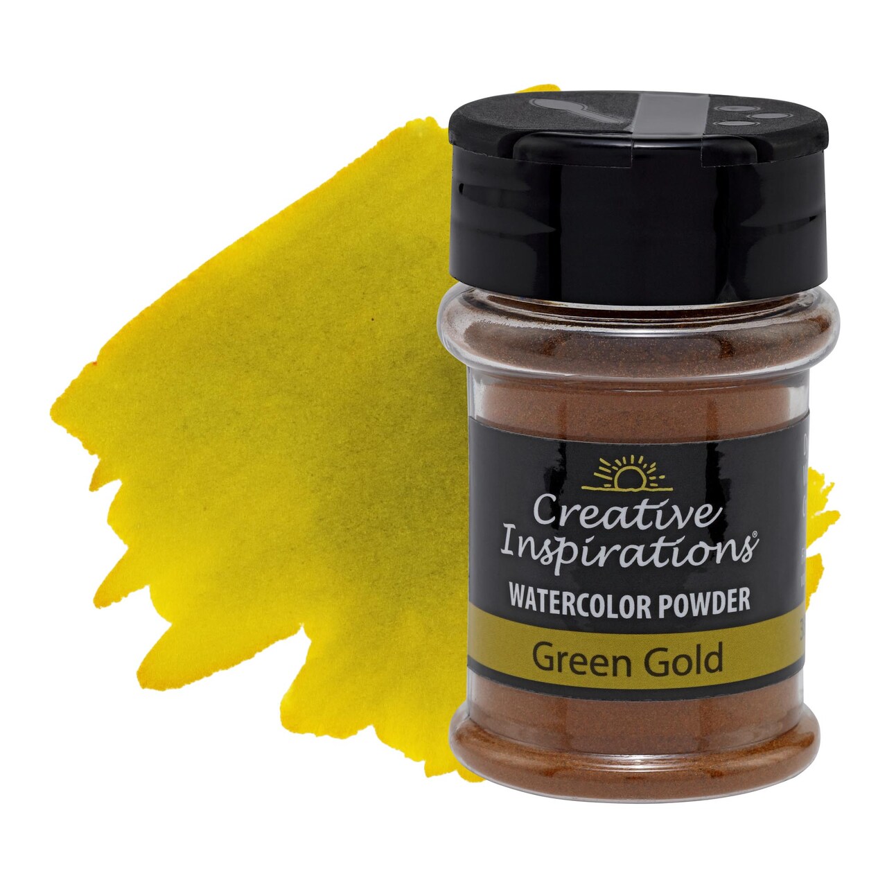 Creative Inspirations Powder Watercolor Paint - 38g Shaker Bottles - Dye-Based Water-Soluble Crystalline Pigments - Non-Toxic, Perfect for Abstract and Spontaneous Effects
